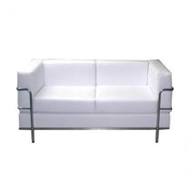 Sofá Recepção De Escritório Linha Recepção Omega Branco