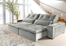 Sofá Reclinável 2 Lugares Búzios Espresso Móveis Sofá Reclinável 2 Lugares Búzios Espresso Móveis