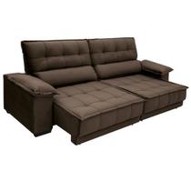 Sofá Reclinável e Retrátil 2,30m Terraza Linoforte