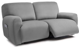 Sofá reclinável extra largo ULTICOR Jacquard com capa de mobiliário