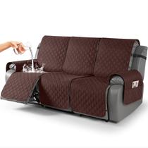 Sofá reclinável impermeável TAOCOCO com capa de mobília de 3 lugares Sofá reclinável impermeável TAOCOCO com capa de mobília de 3 lugares