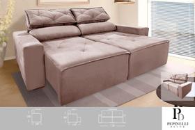 Sofá Reclinável Retrátil 1,50M CorCAPPUCCINO Super Conforto, Ideal para Sala Moderna Sofá Reclinável Retrátil 1,50M CorCAPPUCCINO Super Conforto, Ideal para Sala Moderna