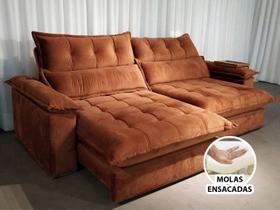 Sofá Reclinável Retrátil 2,30m Confortável e Elegante Macae