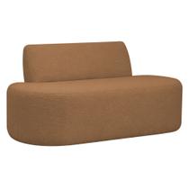 Sofá Reto 03 Lugares 180cm Mônaco Bouclé Terracota - Nexta Casa Sofá Reto 03 Lugares 180cm Mônaco Bouclé Terracota - Nexta Casa