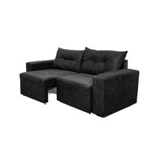 Sofá Retrátil 2 Lugares - 1.95M Tecido suede