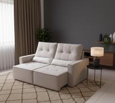 Sofá Retratil 2 Lugares 160m Luxemburgo Sofá Retratil 2 Lugares 160m Luxemburgo