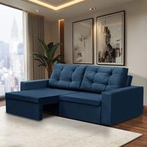 Sofá Retrátil 2 Lugares 1,80m Leticia Suede Rover & Beato