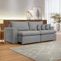 Sofá Retrátil 200cm Barcelona Sofá Retrátil 200cm Barcelona