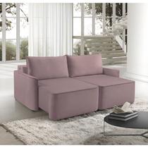 Sofá Retrátil 220cm com Kit Entrada USB 4 Lugares Moon 2326