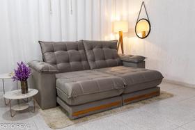Sofa retrátil 2,30 cm bege