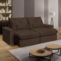 Sofá Retrátil 280cm Pilow 25cm Mônaco