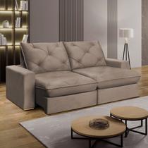 Sofá Retrátil 280cm Pilow 25cm Mônaco Sofá Retrátil 280cm Pilow 25cm Mônaco