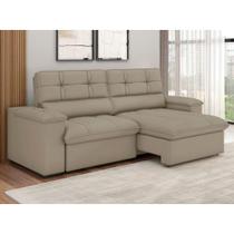 Sofá Retrátil 3 Lugares Castor Londres Slim C/USB 2.40 Besthouse Sofá Retrátil 3 Lugares Castor Londres Slim C/USB 2.40 Besthouse