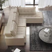 Sofá Retrátil 3 Lugares com Chaise 256cm Presidente