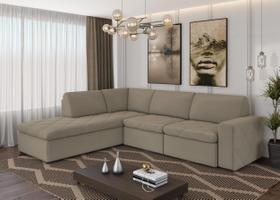 Sofá Retrátil 4 Lugares Com Chaise Nilo - Élpis Móveis