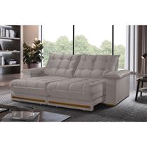 Sofá Retrátil Barcelona 2,10M 3 Lugares Molas Ensacadas TXR Sofá Retrátil Barcelona 2,10M 3 Lugares Molas Ensacadas TXR