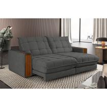 Sofá Retrátil Berlim 1,80M 2 Lugares Molas Ensacadas TXR