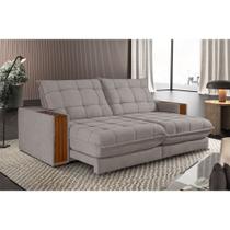 Sofá Retrátil Berlim 2,50M 4 Lugares Molas Ensacadas TXR