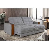 Sofá Retrátil Berlim 2,90M 5 Lugares Molas Ensacadas TXR