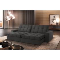 Sofá Retrátil Caparaó 2,50M 4 Lugares Molas Ensacadas TXR Sofá Retrátil Caparaó 2,50M 4 Lugares Molas Ensacadas TXR