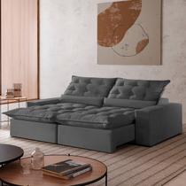 Sofá Retrátil e Reclinável 2.00m Malta - Movenzo Estofados