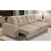 Sofá Retrátil e Reclinável 2 lugares 1,50m com Molas Giovana Suede Bege Madelina Decor Sofá Retrátil e Reclinável 2 lugares 1,50m com Molas Giovana Suede Bege Madelina Decor