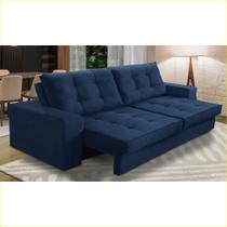 Sofá Retrátil e Reclinável 2 lugares 1,70m com Molas Melissa Suede Rover Beato