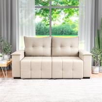 Sofá Retrátil e Reclinável 2 Lugares 180cm Suede Slim Sofá Retrátil e Reclinável 2 Lugares 180cm Suede Slim