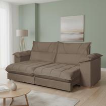 Sofá Retrátil e Reclinável 2 Lugares 200cm Italia Sofá Retrátil e Reclinável 2 Lugares 200cm Italia