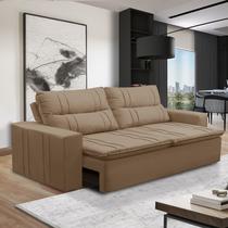 Sofá Retrátil e Reclinável 2 lugares com Molas 1,50m Elisa Suede Rover & Beato