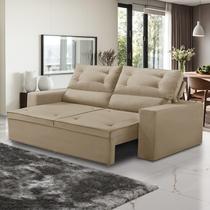 Sofá Retrátil e Reclinável 2 lugares com Molas 1,50m Lana Suede Rover & Beato