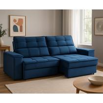 Sofá Retrátil e Reclinável 2 Lugares com Porta Copos 180cm Cobán Yescasa Sofá Retrátil e Reclinável 2 Lugares com Porta Copos 180cm Cobán Yescasa