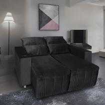 Sofá Retrátil e Reclinável 2 lugares Madri Veludo - Star Confort