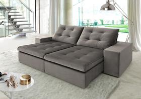 Sofá Retrátil e Reclinável 2 Lugares Mahal Espresso Móveis Sofá Retrátil e Reclinável 2 Lugares Mahal Espresso Móveis