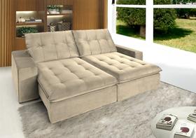 Sofá Retrátil e Reclinável 2 Lugares Petra Espresso Móveis Sofá Retrátil e Reclinável 2 Lugares Petra Espresso Móveis