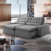 Sofá Retrátil e Reclinável 210cm Domínio Sofá Retrátil e Reclinável 210cm Domínio