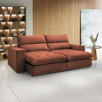 Sofá Retrátil e Reclinável 210cm Martinho Boucle