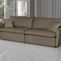 Sofá Retrátil e Reclinável 220cm Veludo Milano Sofá Retrátil e Reclinável 220cm Veludo Milano