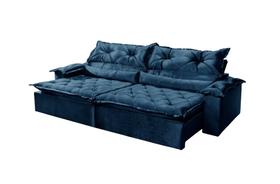 Sofá Retrátil e Reclinável 220m Sparta Movenzo Estofados