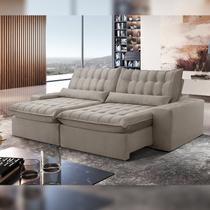 Sofá Retrátil e Reclinável 230cm Domínio Sofá Retrátil e Reclinável 230cm Domínio