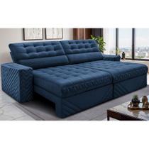 Sofá Retrátil e Reclinável 2,30m Molas Ensacadas Max Spring. Velusoft Cama inBox Sofá Retrátil e Reclinável 2,30m Molas Ensacadas Max Spring. Velusoft Cama inBox