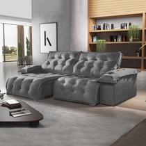 Sofá Retrátil e Reclinável 250cm Istambul