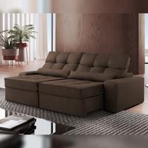 Sofá Retrátil e Reclinável 290cm Enzo Plus Sofá Retrátil e Reclinável 290cm Enzo Plus