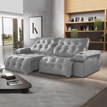 Sofá Retrátil e Reclinável 290cm Istambul