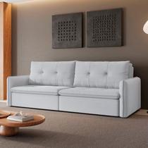 Sofá Retrátil e Reclinável 3 Lugares 160cm Braga