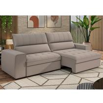 Sofá Retrátil e Reclinável 3 Lugares 211cm Barcelona