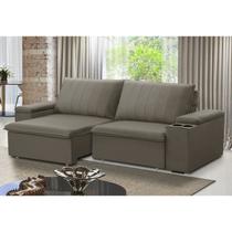 Sofá Retrátil e Reclinável 3 Lugares 225cm com Porta Copos Ballarat Sofá Retrátil e Reclinável 3 Lugares 225cm com Porta Copos Ballarat