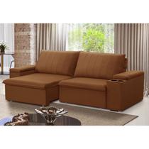 Sofá Retrátil e Reclinável 3 Lugares 225cm com Porta Copos Ballarat Sofá Retrátil e Reclinável 3 Lugares 225cm com Porta Copos Ballarat