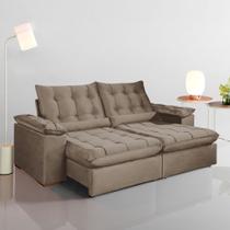 Sofá Retrátil e Reclinável 3 Lugares 230cm Dubai