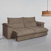 Sofá Retrátil e Reclinável 3 Lugares 230cm Italia Sofá Retrátil e Reclinável 3 Lugares 230cm Italia